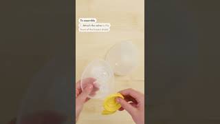 Assembling your Handsfree Collection Cups breastfeeding [upl. by Dygert517]