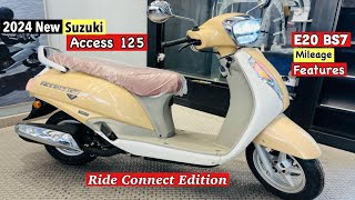 🔥2024 New Suzuki Access 125 E20 BS7 Full Details Review  New Update  Price Mileage Features [upl. by Frierson]