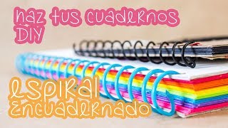 Haz tus CUADERNOS DIY CON ESPIRAL usando la CINCH BigCrafts [upl. by Gabler]