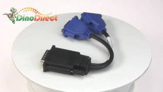 Dell Molex DVI DMS59 to 2 VGA Y Splitter Dual VGA from Dinodirectcom [upl. by Jari]