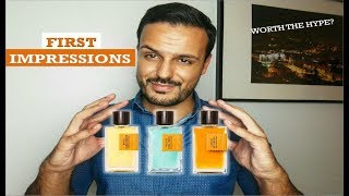 Goldfield amp Banks White Sandalwood Pacific Rock Moss and Desert Rosewood  First Impressions [upl. by Fabiolas]