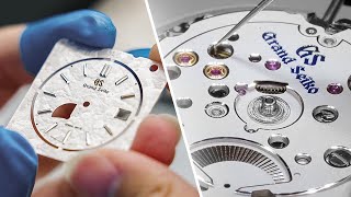 Visiting Grand Seiko How Their Watches Spring Drive Calibers Dials And Cases Are Made [upl. by Llewkcor675]