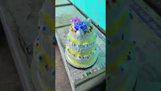 3 kg pineapple cake 3 manjil cake shortvideo trendingshorts [upl. by Leilani349]