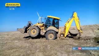 New Holland LB 115 vs big stone [upl. by Cristoforo759]