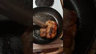 Porkchop Saturday dinner part 5 cookingathome food cooking [upl. by Leveroni]