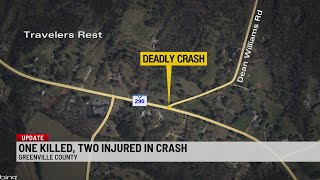 Headon collision kills one in Greenville Co [upl. by Monahon647]