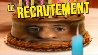 Le recrutement joyeux anniversaire humour carte anniversaire animée [upl. by Leunamme]