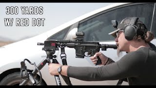 300 Yards W Red Dot  Tripod [upl. by Burack]