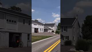 Driving by Amish homes  Lancaster County Pennsylvania 🇺🇸 [upl. by Daffi]