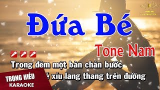 Karaoke Đứa Bé Tone Nam Nhạc Sống  Trọng Hiếu [upl. by Jamnis]