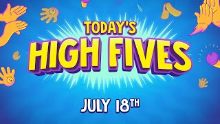 High Fives  July 18  CBC Kids [upl. by Michell]