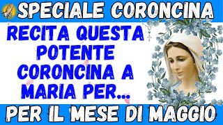 La potente coroncina a Maria per il mese di Maggio [upl. by Kenleigh154]