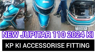 NEW JUPITAR 110 2024 SEPTEMBER KI ACCESSORISE FITTING [upl. by Nosnaj]