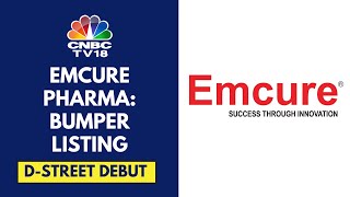 Emcure Pharma Makes A Stellar Debut Lists At 31 Premium To Issue Price  CNBC TV18 [upl. by Avigdor]