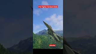 F16 Fighter Vertical Climb f16 vertical fighterjet reels youtubeshorts [upl. by Shirk996]