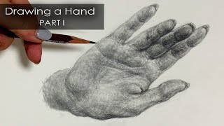 How to draw a Hand ① 【drawing a hand artwork sketch art】 [upl. by Graces402]