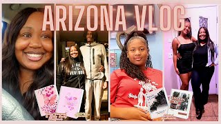 LIFE IN ARIZONA VLOG 45 SAYING GOODBYE😭 ANNOYING FAMILY MEMBERS VOTING HOMECOMING 🩷 [upl. by Mahon371]