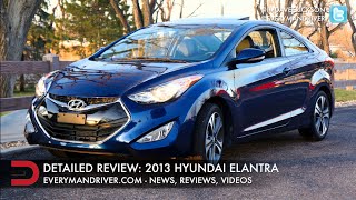 Heres the 2013 Hyundai Elantra Review on Everyman Driver [upl. by Kwei285]