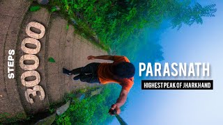 Parasnath Hill  30000 Steps 😨😰🤯 [upl. by Almena620]