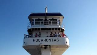 Jamestown Ferry Ride Across The James River in Virginia [upl. by Jeremiah]