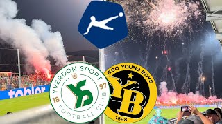 YverdonSport vs YB  Stadion Vlog  YB BLEIBT WEITERHIN SIEGLOS🫣 [upl. by Etnuahc773]