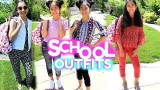 Back to School Outfit Ideas 2017 B2cutecupcakes [upl. by Sairahcaz]