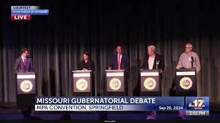 Missouri gubernatorial debate hosted by the Missouri Press Association in Springfield [upl. by Notnroht395]