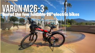 Varun M263 500W 26” Foldable Electric Bicycle [upl. by Nelram]