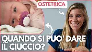 QUANDO DARE IL CIUCCIO AL NEONATO e COME USARLO CORRETTAMENTE  Osteopata e Ostetrica rispondono [upl. by Rfinnej220]