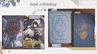 paperback to antique hardcover  book rebinding [upl. by Artied868]