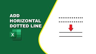 How to change a dotted line to a solid line in Excel [upl. by Calbert]