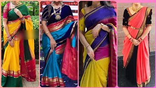 👌Mysore Silk Sarees collections 2024 Multicolor Mysore Silk Sarees ideas prayankfashions [upl. by Giffer722]