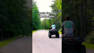 Arctic Cat 400 w Modified Muffler [upl. by Eigla430]