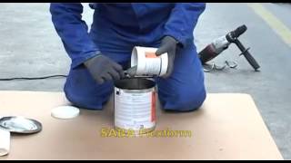 SABA sealants  Repairing concrete with SABA Flexform English [upl. by Strage401]