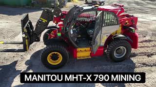 Manitou MHTX 790 Mining telehandler [upl. by Ruyle510]