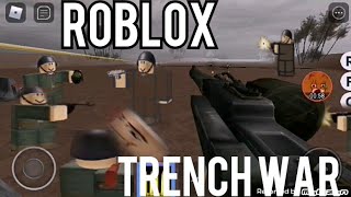 jogando Roblox trench war a guerra de trincheiras mais caótica do Roblox [upl. by Jorrie]