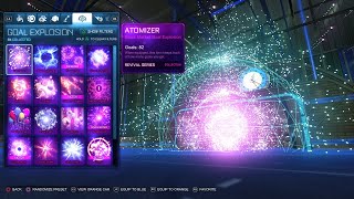 Atomizer l Rocket League Goal Explosion 2020 SHOWCASE [upl. by Townie]