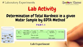 EDTA experiment Complexometric experiment Lab activity part 1 [upl. by Neellek]