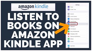 How To Listen to Books on Amazon Kindle App 2022 [upl. by Hulbig]