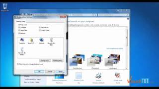 How to Show desktop icons in windows 7 [upl. by Wj]