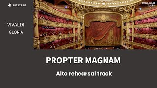 Gloria Vivaldi Propter magnam  Alto rehearsal track [upl. by Cudlip]