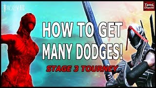 Infinity Blade 3 HOW TO GET MANY DODGES STAGE 3 TOURNEY [upl. by Hannahs]