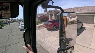 Finishing my wednesday route and dumping at the transfer station Garbage truck pov [upl. by Merrill]