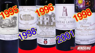 5 First Growths Bordeaux OLD VINTAGEs drinking Lets enjoy Bordeaux Premier Grands Crus [upl. by Daney]