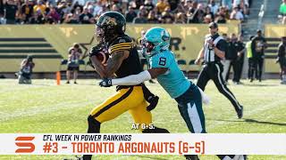 CFL Week 14 Power Rankings [upl. by Yve]