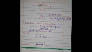 Class 12 Report writing format  Class 12 English Report writing format [upl. by Dorian]