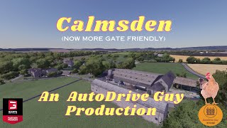 Farming Simulator 22  Calmsden AutoDrive Redrawn [upl. by Salangia]