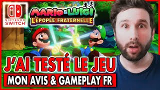 JAI TESTÉ MARIO amp LUIGI  LÉPOPÉE FRATERNELLE sur NINTENDO SWITCH 😱 MON AVIS amp GAMEPLAY FR [upl. by Salisbury]