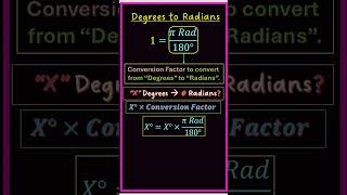 Degrees to Radians [upl. by Kenney238]