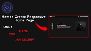 How to create Responsive Home Page using HTML CSS amp JavaScript  DEZGENIX Creatives PVT LTD [upl. by Eelatan]